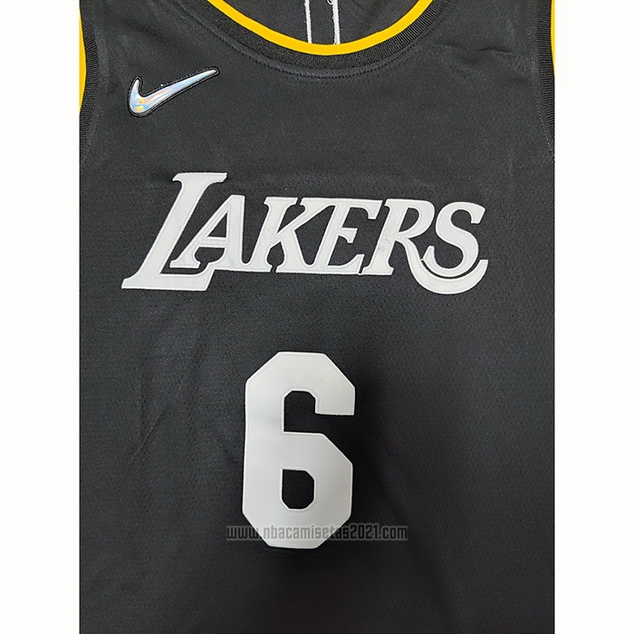 Camiseta Los Angeles Lakers LeBron James #6 Select Series 2022 Negro